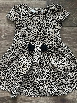 Gymboree Catastic Tan Black Leopard Animal Print Dress Size 5T - Image 1 of 4
