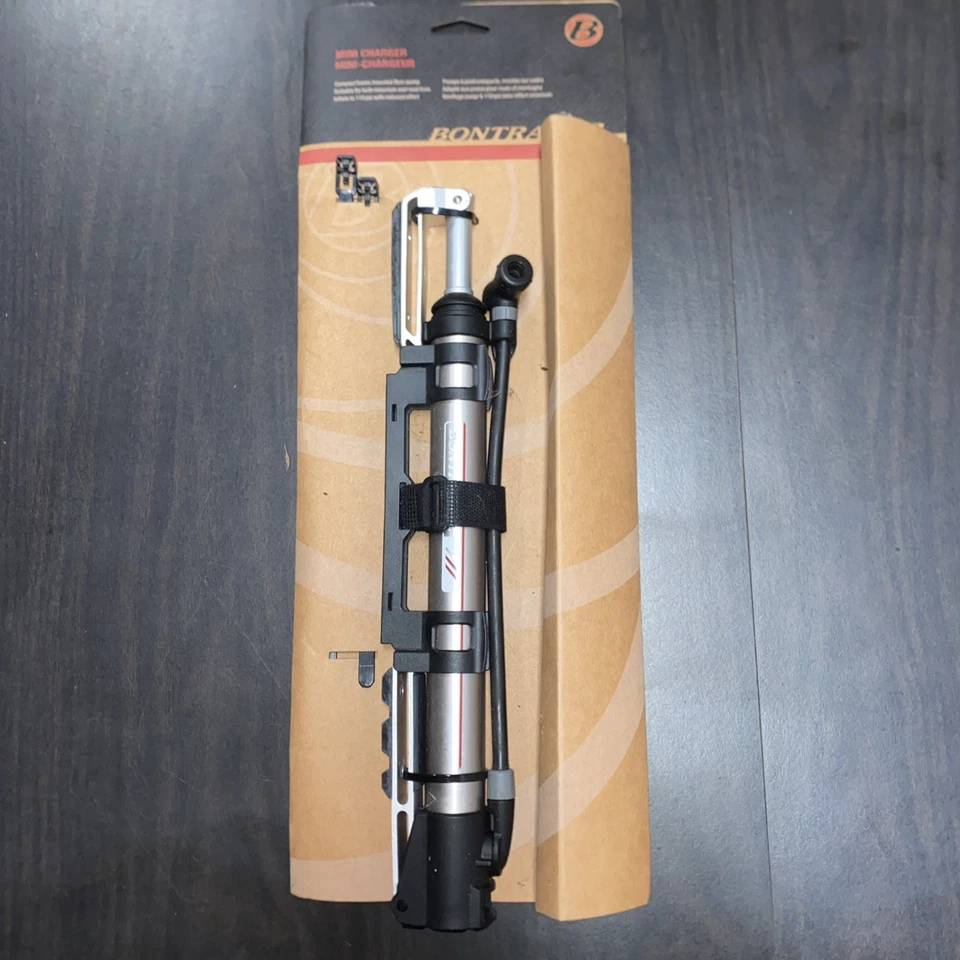 Bontrager Charger Floor Pump Presta & Schrader Black 555606