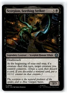 2025 Marvel's Spider-Man Scorpion, Seething Striker Erweiterung / Uncommon #64 - Bild 1 von 2