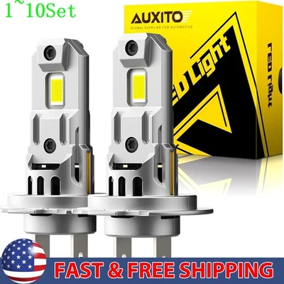 FITS Audi A3 A4 A6 Q5 Q7 TT Super White H7 LED Headlight High Beam Bulb 1-10Set - Image 1 of 4