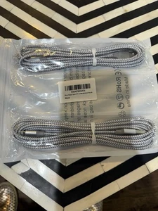 2 Pack Charger Chords Apple iPhone 13 , 12, 11, 10 10 Foot NEW In package - Picture 1 of 1