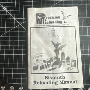 Vintage Sammlerstück Wismut Wiederladeanleitung einige Marken und Notizen - Bild 1 von 6