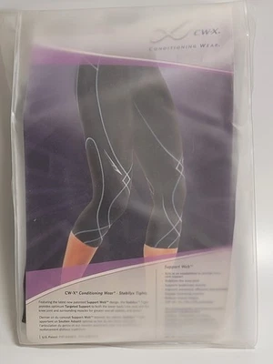 Cw-x Negro Stabilyx Compresión Apretado Soporte Articular 3/4 Legging Correr Atlético - S Foto 1 de 4