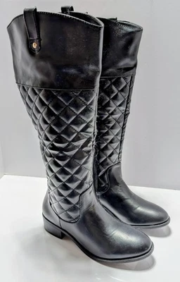 Botas altas talla 6W Rampage nuevas negras acolchadas con cremallera  Foto 1 de 4