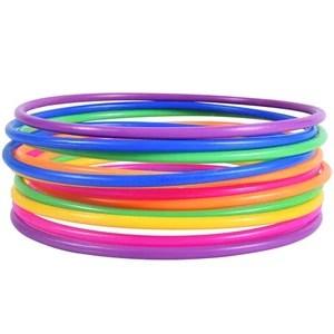 Juego de lanzamiento de anillos de plástico de 7 pulgadas para niños y exteriores de 12 piezas para Spee... - Imagen 1 de 8