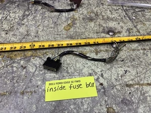 11-14 EDGE Inside Fuse Box Block Black Wiring Connector 517 - Foto 1 di 17
