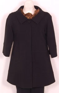 Abrigo THEORY Negro Damas Talla 6 P Pequeña Mujer Moda - Imagen 1 de 9