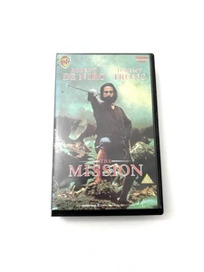 THE MISSION BIG BOX EX RENTAL VHS VIDEO TAPE ROBERT DE NIRO - Picture 1 of 4
