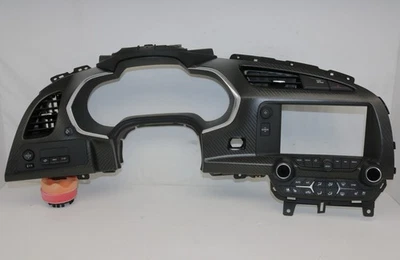 C7 2014-2019 CHEVROLET CORVETTE РЕАЛЬНЫЙ УГЛЕРОДНОГО ВОЛОКНА ВНУТРЕННЕЙ ПРИБОРНОЙ ПАНЕЛИ В СБОРЕ OEM - Изображение 1 из 4