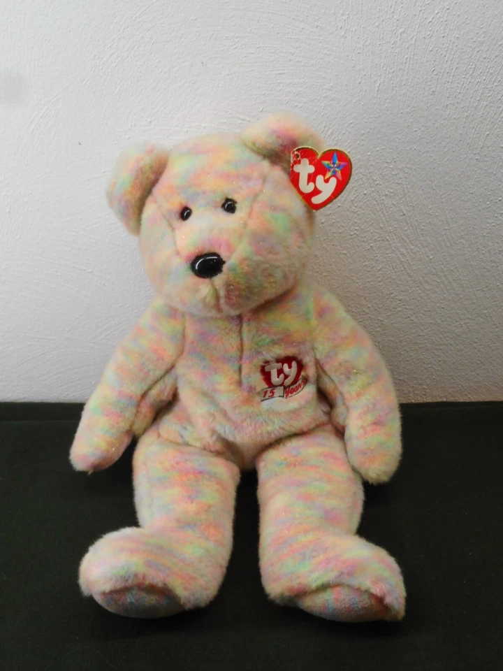 TY Beanie Baby Babies Plüschtier Stofftier Plüsch Buddy 2001 Bär 15 Years - Bild 1 von 4