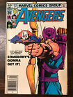 THE AVENGERS #223 VF+  MARVEL COMICS 1982 - ICONIC HAWKEYE COVER