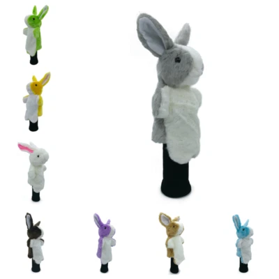 Animal Rabbit Soft Plush Golf Club Head Covers Driver Fairway Hybrid Head Covers - Image 1 of 4