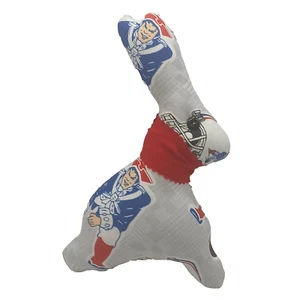 Papá's Hopper Hecho a Mano Deporte Peluche Conejo New England Patriots 9" - Imagen 1 de 2