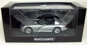 MINICHAMPS 1/43 - 430 144034 DODGE VIPER CABRIO 1993 - SILVER - Picture 1 of 1