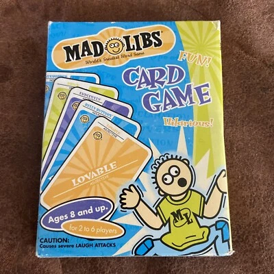 Mad Libs Card Game 2002 Make Silly Sentences - Image 1 of 2