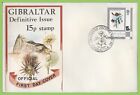 Gibraltar 1980 Winged Asparagus Pea flower First Day Cover