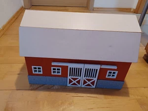 Schleich Scheune Stall Bauernhof Spielhaus Gebäude Holz Holzspielzeug - Bild 1 von 12