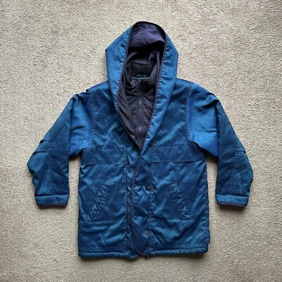 Chaqueta Forecaster of Boston para mujer mediana cremallera completa con capucha aislada acolchada azul Foto 1 de 4