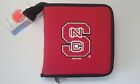North Carolina State Wolfpack Logo 24 CD Case Zippered NCAA ACC NWT Rivers