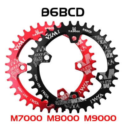 Round 96BCD Chainring 32T 34T 36T 38T Mountain Bike Crankset Tooth Plate Parts - Image 1 of 4