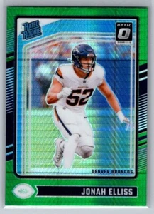 Fútbol óptico Jonah Elliss novato Broncos verde Hyper 2024 Panini - Imagen 1 de 2