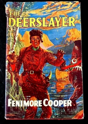 Vintage 1940 The DEERSLAYER HCDJ Book James Fenimore Cooper ; Abbey Class, GOOD - image 1 of 4