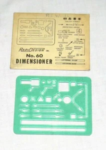 Berol Rapidesign No 60 Dimensioner & Sleeve - Picture 1 of 1