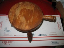 Antique Doctor, Vet. Wooden Stool, Size: L: 16.0" X W: 11.0"X H: 11.5", Wood App