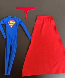 1/6 Scale Superman Bodysuit Jumpsuits Clothes Suit Cloak Set for Figure Soldier - Picture 1 of 16