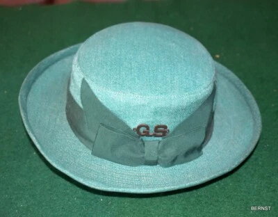 女孩 SCOUT 1948 年成人宽边帽子 - 几乎完好 — 第 1/4 张图片