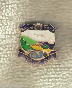 BATEAU BAU  BOWLING CLUB MEMBER  BADGE #1568, 1981, 1971 - Bild 1 von 1