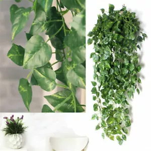 Artificial Fake Flower Vine Hanging Garland Plant Ivy Home Outdoor Garden Decor - Picture 1 of 11