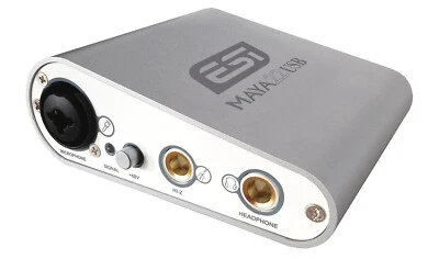 ESI MAYA 22 USB Studio Musiker AudioInterface Maya22USB 2x2 USB Audio Interface - Bild 1 von 4