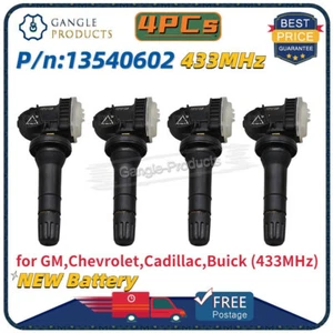 4PCs NEW for GM Tire Pressure Monitoring System Sensor OEM Part 13540602 433MHz - Picture 1 of 11
