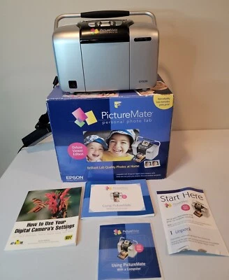 Epson PictureMate  Personal Photo Lab Printer Used Original Box- B271A - Image 1 of 4