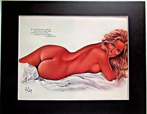 *** SEXY / PIN-UP ART *** (ASLAN) ~ (11" X 14") ~ *** NERO OPACO *** #11 - Foto 1 di 9