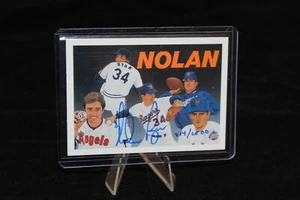 Upper Deck 1991 Nolan Ryan Heroes automático 214/2500 bonito autógrafo - Imagen 1 de 7