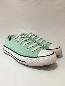 Converse All Star Low Trainers Womens Size 6 Mint Canvas Lace Up Trainers - Picture 1 of 11