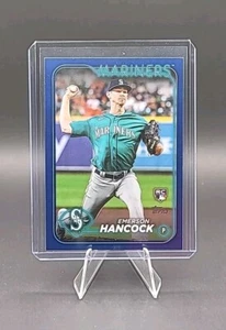 2024 Topps Series 1 Royal Blue Parallel Emerson Hancock Rookie #39 Mariners - Bild 1 von 2