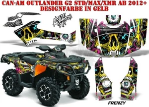 KIT DE DECORACIÓN DE CARRERAS AMR ATV CAN-AM OUTLANDER KIT GRÁFICO FRENZY B - Imagen 1 de 7