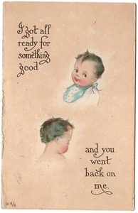 Tengo todo listo para algo bueno... Postal vintage S. Bergman Nueva York 1913 - Imagen 1 de 2