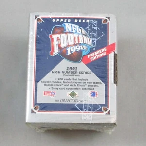 1991 UPPER DECK PREMIER FOOTBALL CARD FACTORY SEALED HIGH NUMBER BOXED SET - Picture 1 of 6