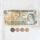 CANADA CURRENCY LOT 1 DOLLAR 1973 BANKNOTE 10 CENTS 1 CENT COINS 70S CIRCULATED CANADA CURRENCY LOT 1 DOLLAR 1973 BANKNOTE 10 CENTS 1 CENT COINS 70S CIRCULATED