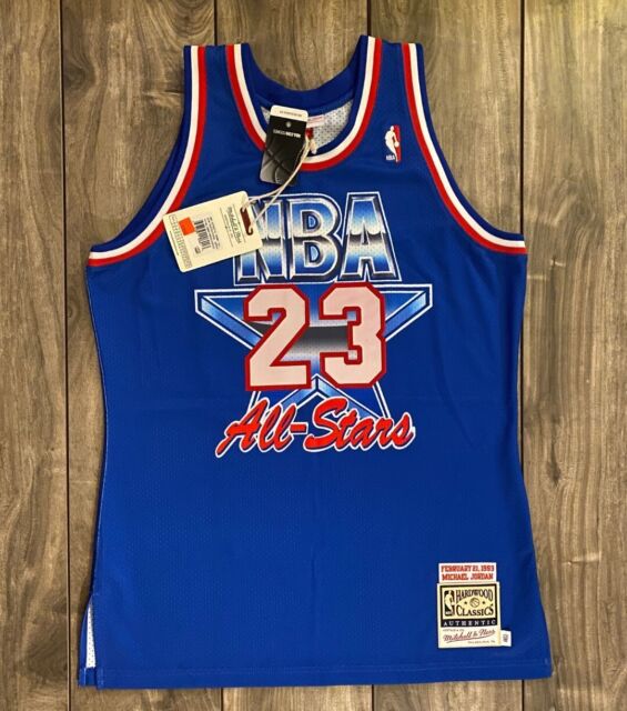 Mitchell & Ness Men's Michael Jordan #23 Blue Authentic 1993 NBA All-Star  Jersey