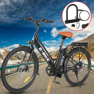 E-Bike 26'' for Adults 750W Electric Bike City Cruiser Bicycle Commuter Ebike - Picture 1 of 11