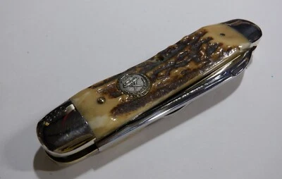 Queen National Knife Collectors #06185 1981 Stag 4 3/16" - Image 1 of 4