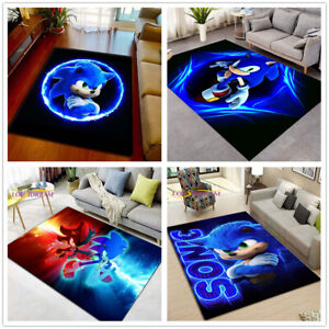 Jungen 3D Sonic Teppich Matte Schlafzimmer Fußmatten Türmatte Kinder Bodenmatte