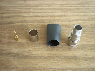 RFN-1006-9L2 RF Industries RF Coaxial Cable Mount Connector N Male Hex body - Image 1 of 3