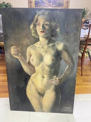 Lodew Bosscke (1900-1980) Obra de arte original desnuda “Marlene Dietrich” Foto 1 de 4
