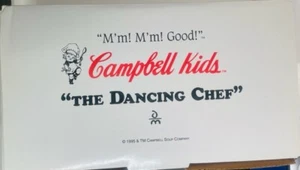 Campbell Kids “The Dancing Chef” Porcelain Doll Collectible Danbury Mint New - Picture 1 of 9